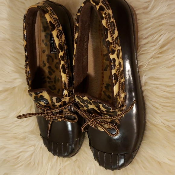 Sperry Cheetah Print Women's Shoes - Picture 5 of 7
